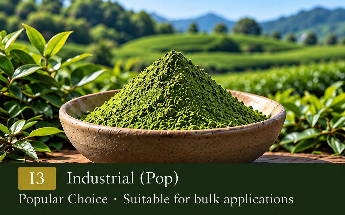 Pop matcha powder